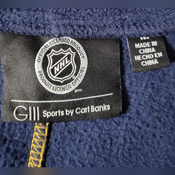 Vintage Buffalo Sabres Team Jacket Fleece Full Zip Women's Size M - Picture 4 of 6